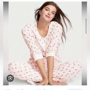 Victoria’s Secret Thermal Floral Pajama Set-NEW WITH TAGS